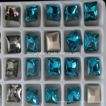 Perles en cristal de coupe décorative de machine d&#39;usine de la Chine pour des accessoires de vêtement